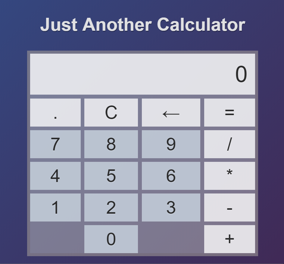 Calculator Screenshot